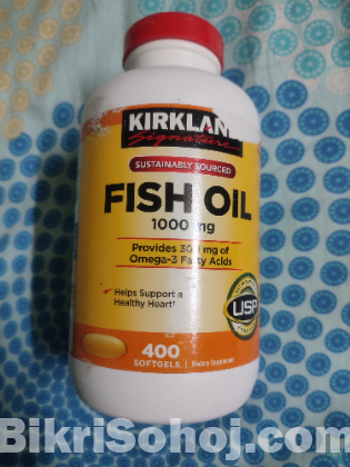 Kirkland Signature Natural Fish Oil (From USA)